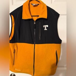 NCAA Columbia University Of Tennessee Men’s Fleece Vest - XL EUC